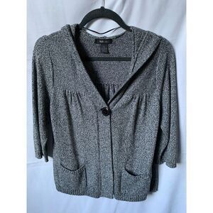 Style & Co Black and White tweed Cardigan